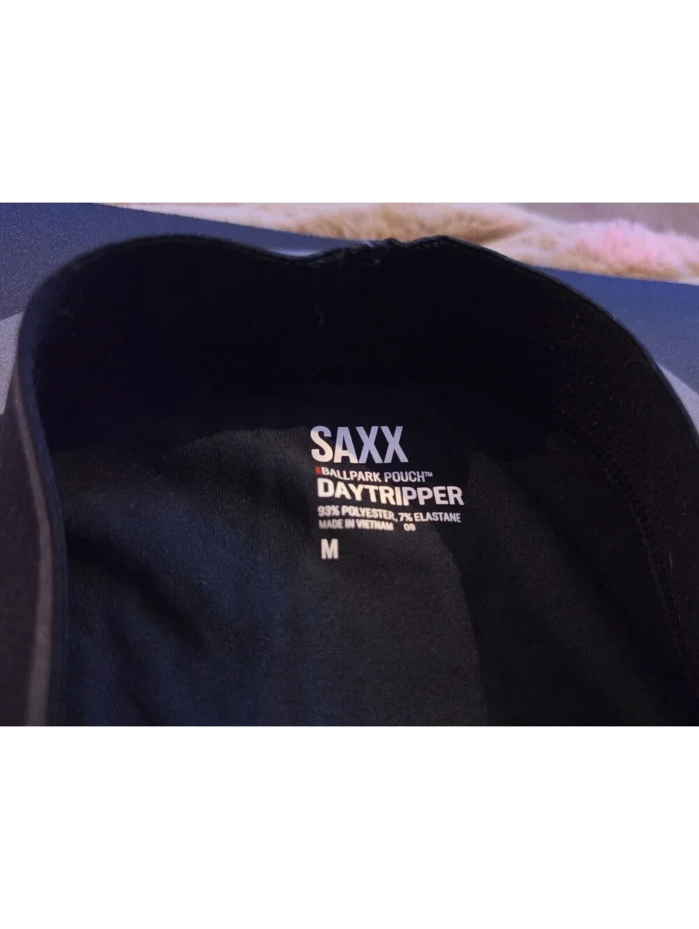 New SAXX Mens Boxer Brief Underwear Ballpark Pouch Day Tripper Cotton Size M